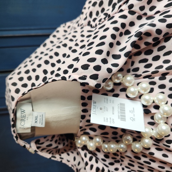 JCrew Print Pink Panther Blouse in XXL - Picture 5 of 5